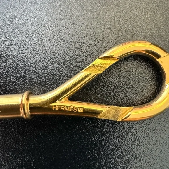 Hermes Vintage Gold Plated Atame Bracelet - Picture 13 of 16